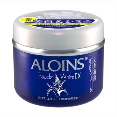Крем для тела и лица Aloine Eau De Cream White EX, 180 г, белый