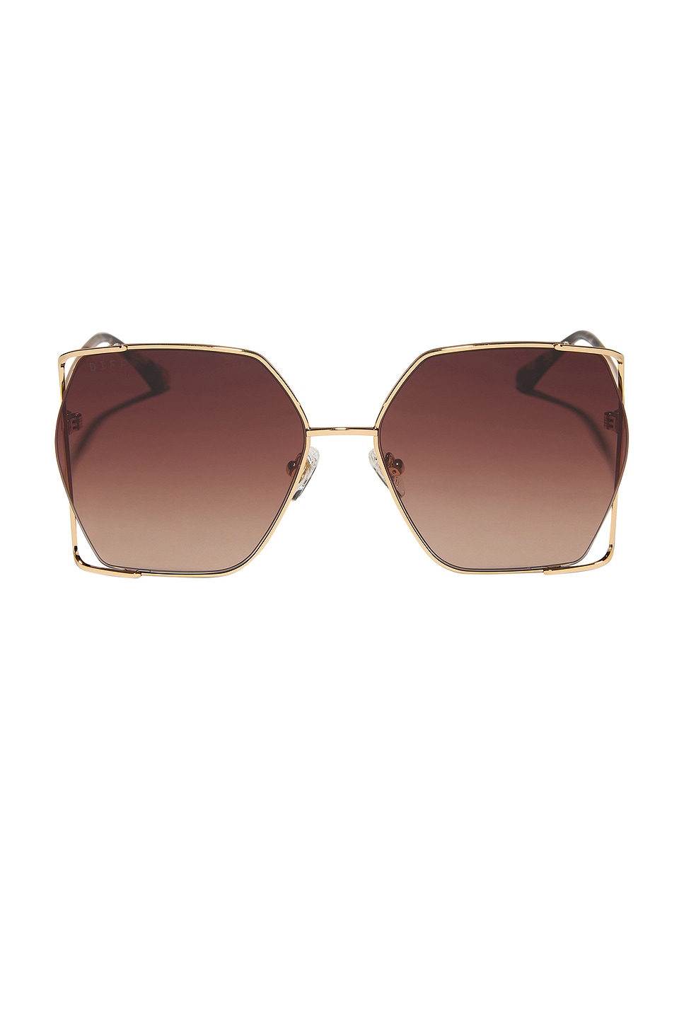 

Солнцезащитные очки донна iv Diff Eyewear, коричневый
