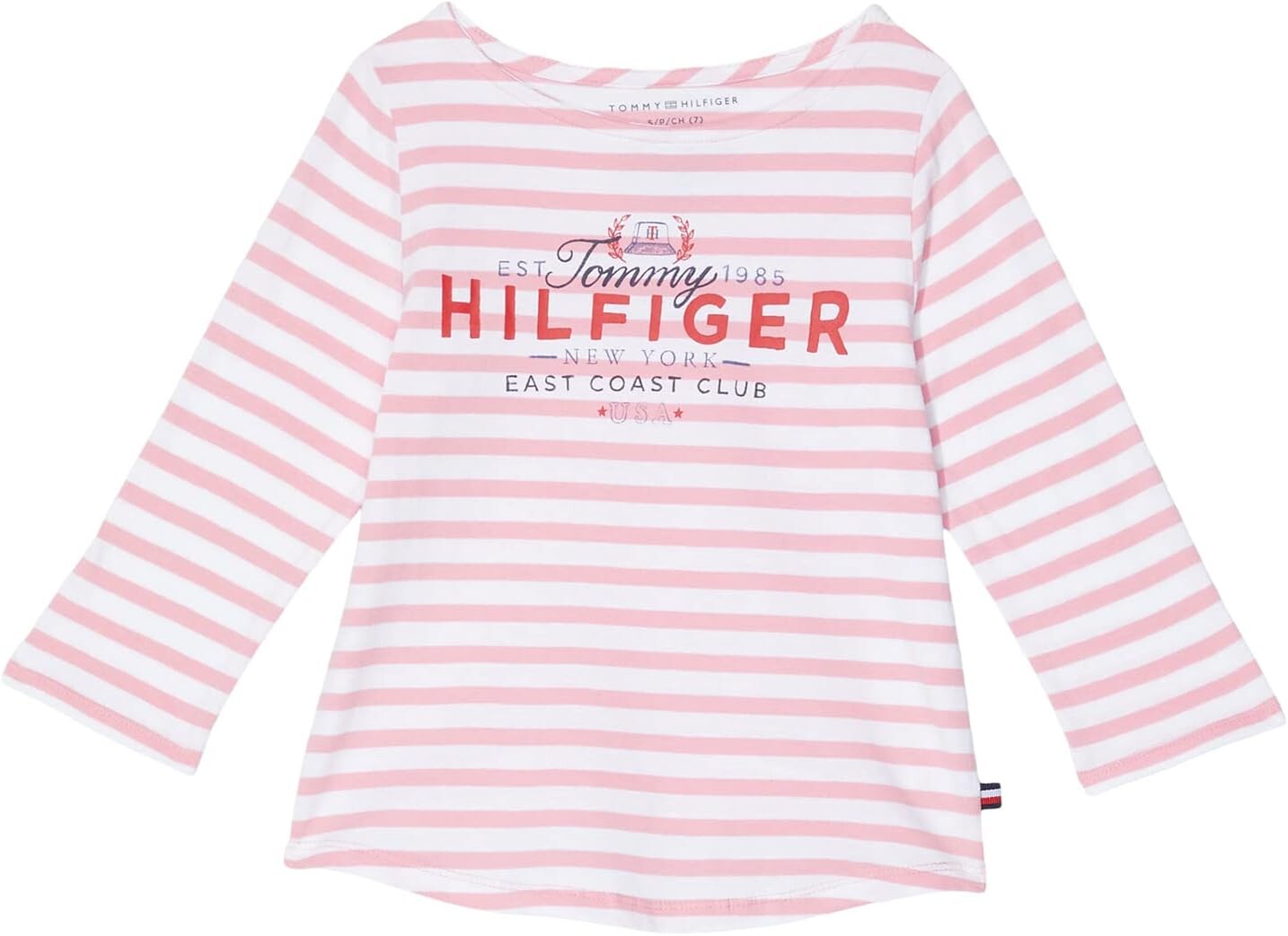 

Футболка Tommy Hilfiger Tommy Stripe Tee, цвет Sea Pink