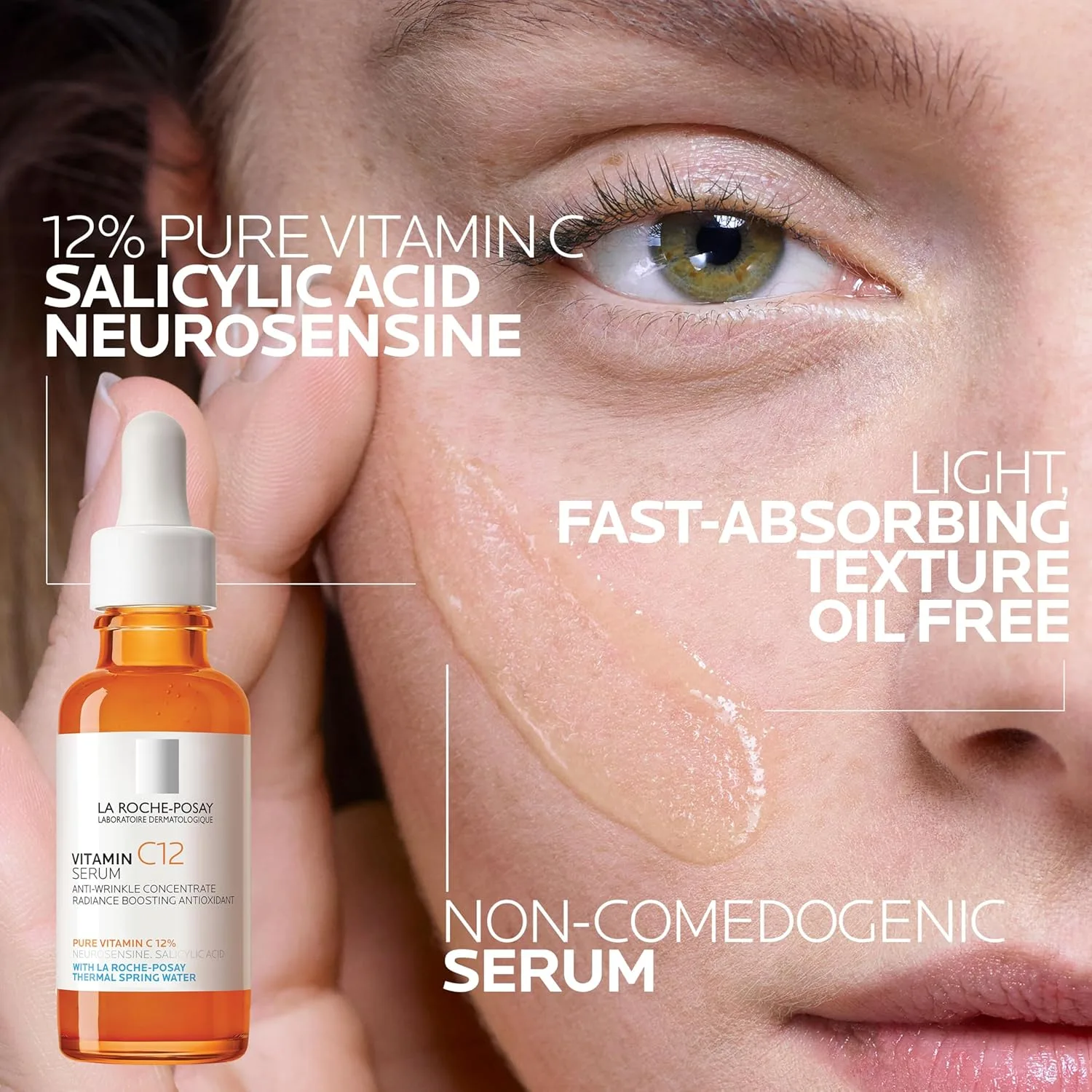 Сыворотка La Roche-Posay — Hyalu B5 для лица с чистой гиалуроновой кислотой, витамин B5 + гиалуроновая кислота +, 59.7 мл — фото 3