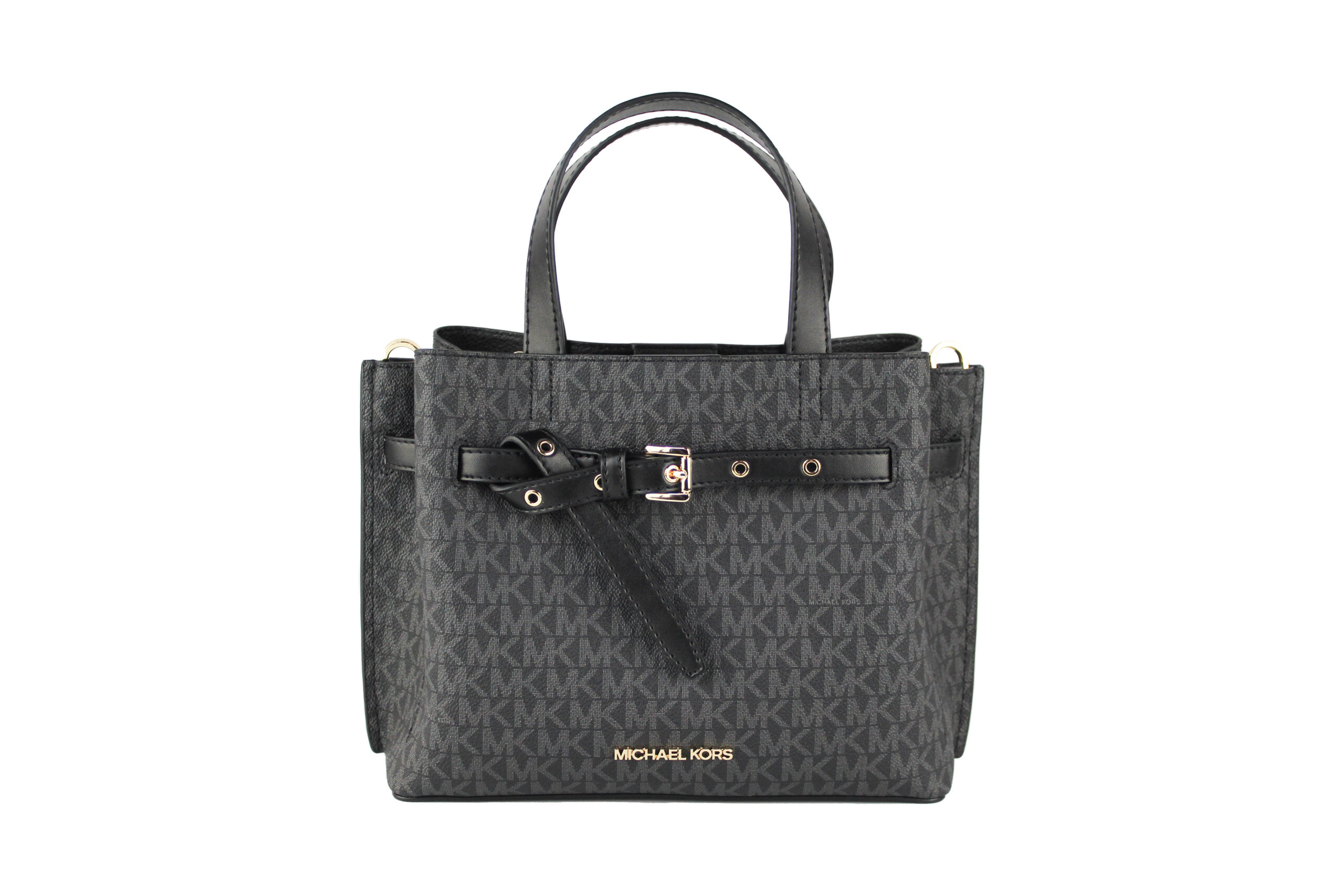 

Сумка-кошелек через плечо из ПВХ Emilia Small Black Signature Michael Kors