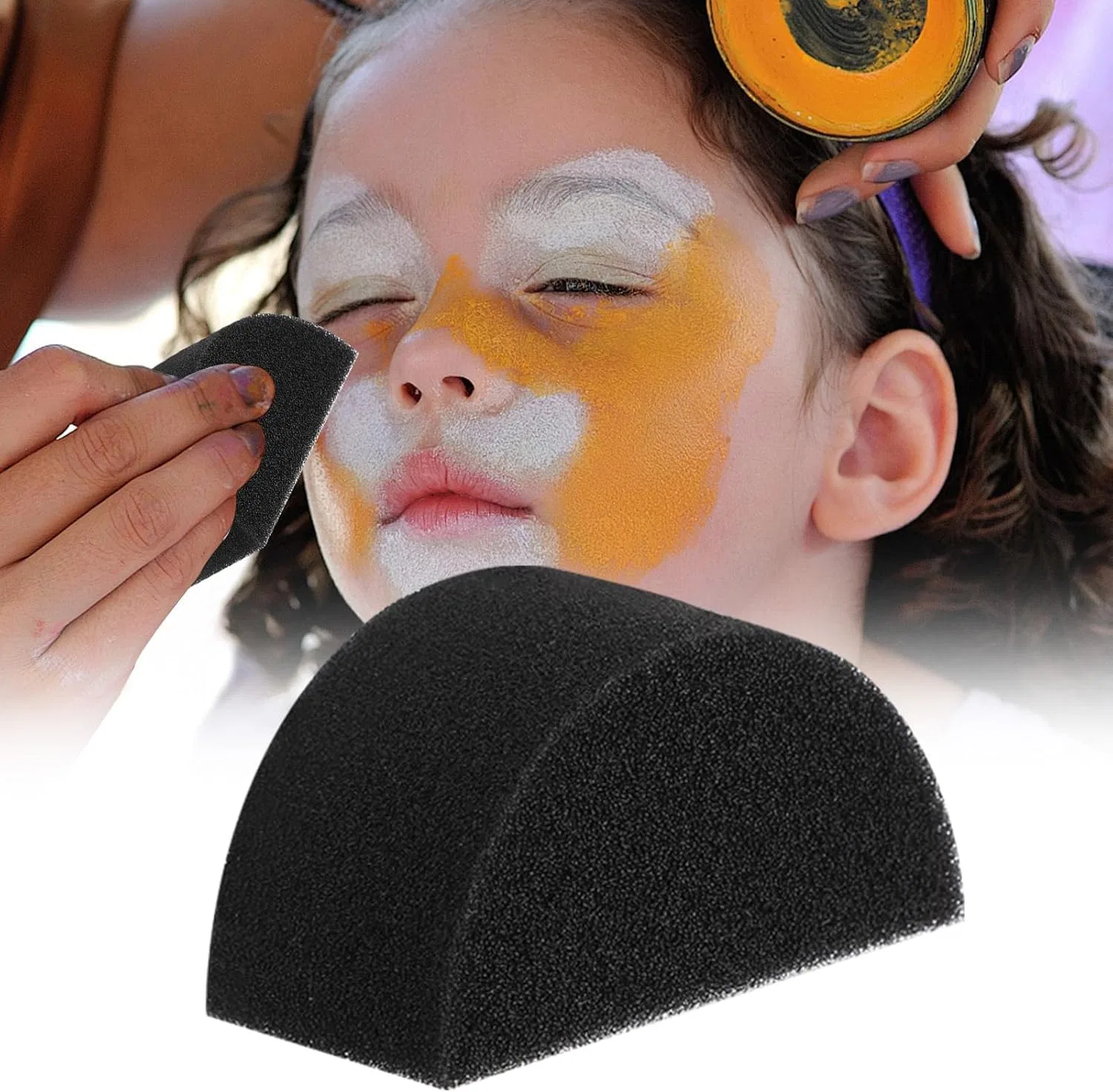 Спонж для лица Paint Sponge, 10 шт, черный — фото 3