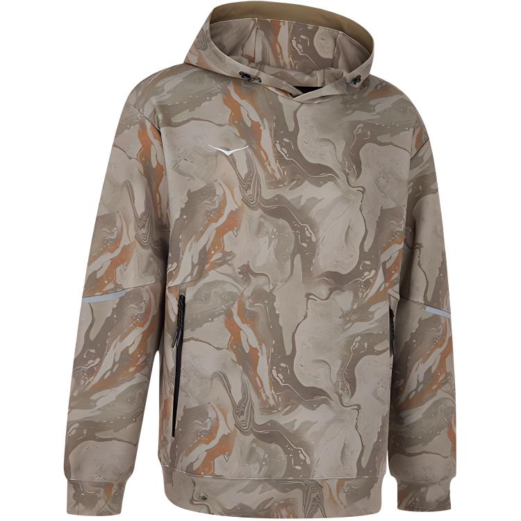 

HOKA ONE ONE Толстовка AW24 KNIT HOODIE CHN мужская Jasper Olive Green Print