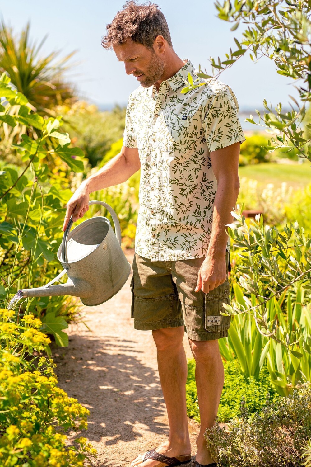 

Рубашка из листьев бамбука Brakeburn, бежевый