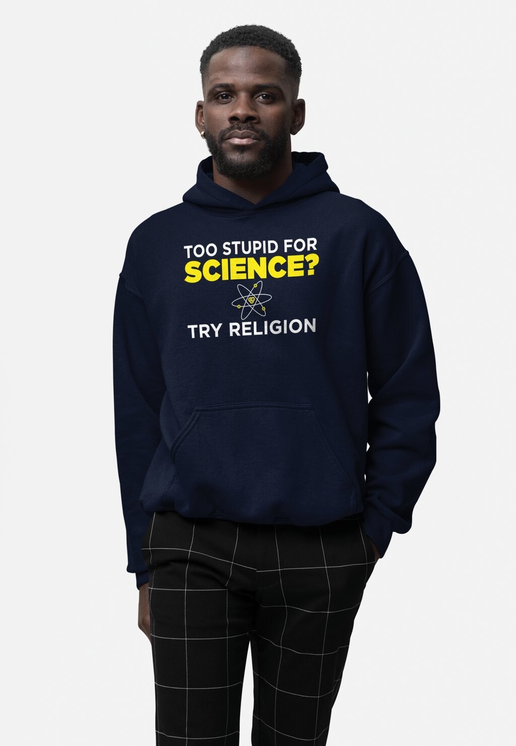 

Толстовка с капюшоном TRY SCIENCE Henry Tiger, темно-синий