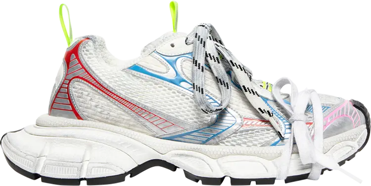 Кроссовки Balenciaga Wmns 3XL Sneaker 'Worn-Out - White Blue Red', белый