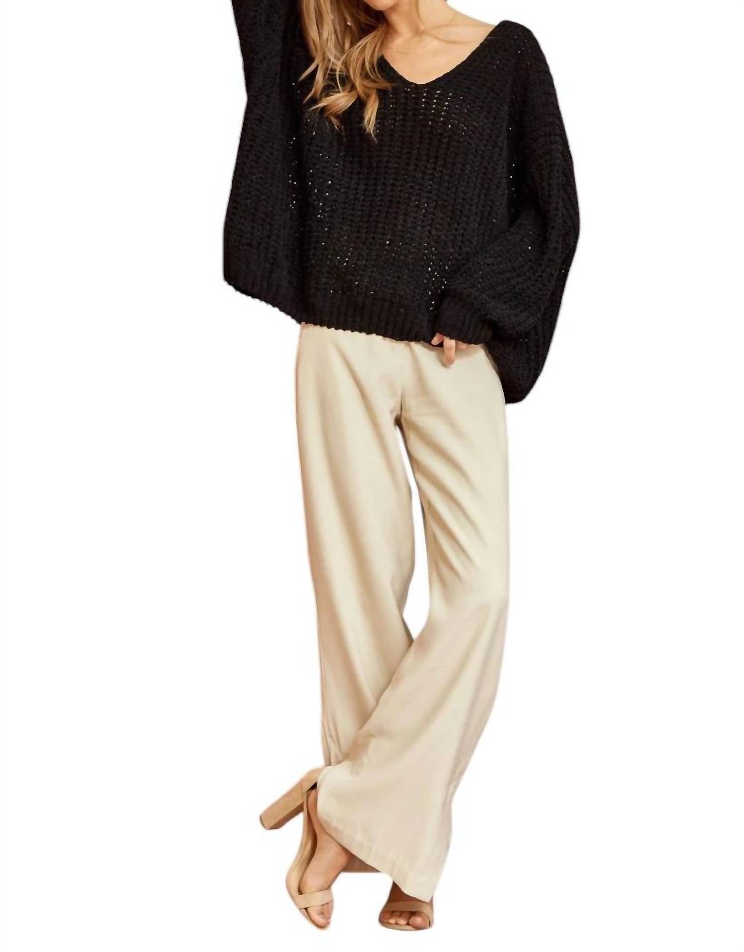 

Такой крутой свитер черного цвета Andree By Unit, черный