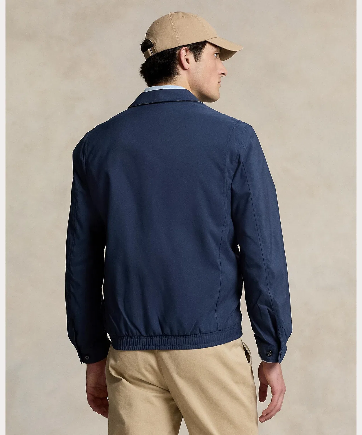 Ветровка с конструкцией V-wing, Polo Ralph Lauren, тёмно-синяя — фото 4