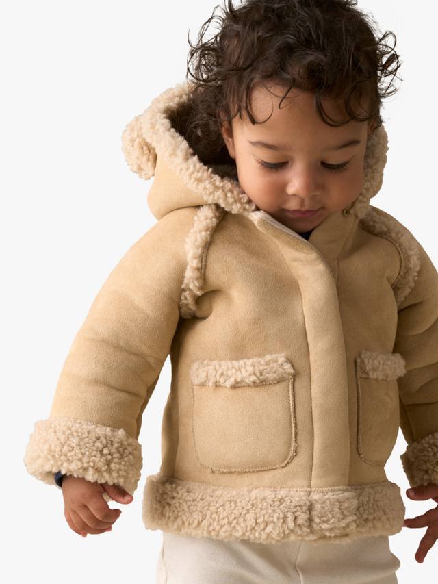 

Детская куртка из овчины Angel & Rocket, Cream