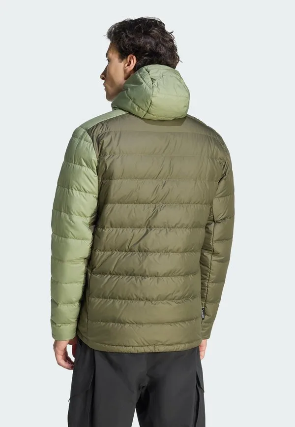 Зимняя куртка terrex climawarm с капюшоном Adidas Sportswear, Olive Strata Tent Green — фото 2