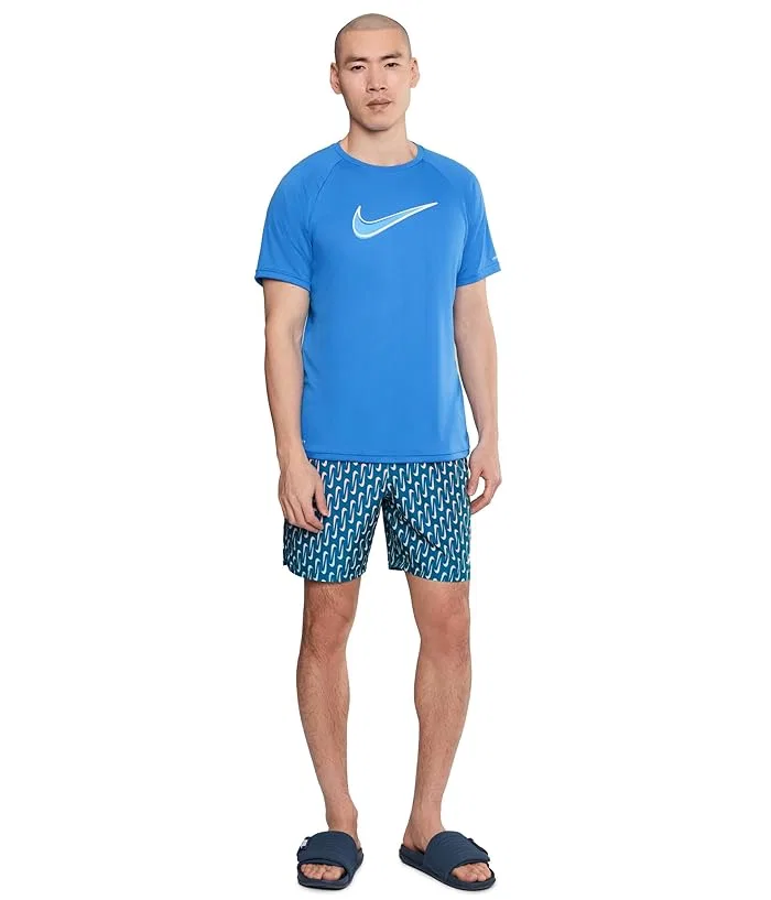 Плавки Nike Breaker Swoosh Link 7" Brief Lined Volley, Green Abyss — фото 2