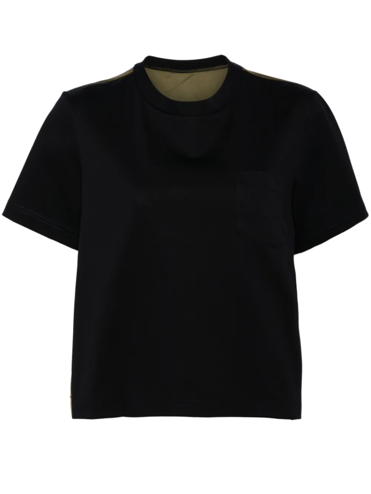 

Футболка с вставками sacai, синий