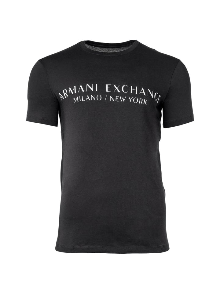 

Футболка Armani Exchange, цвет jet set