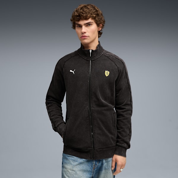 

Мужская куртка для автоспорта Scuderia Ferrari T7 Puma, черный