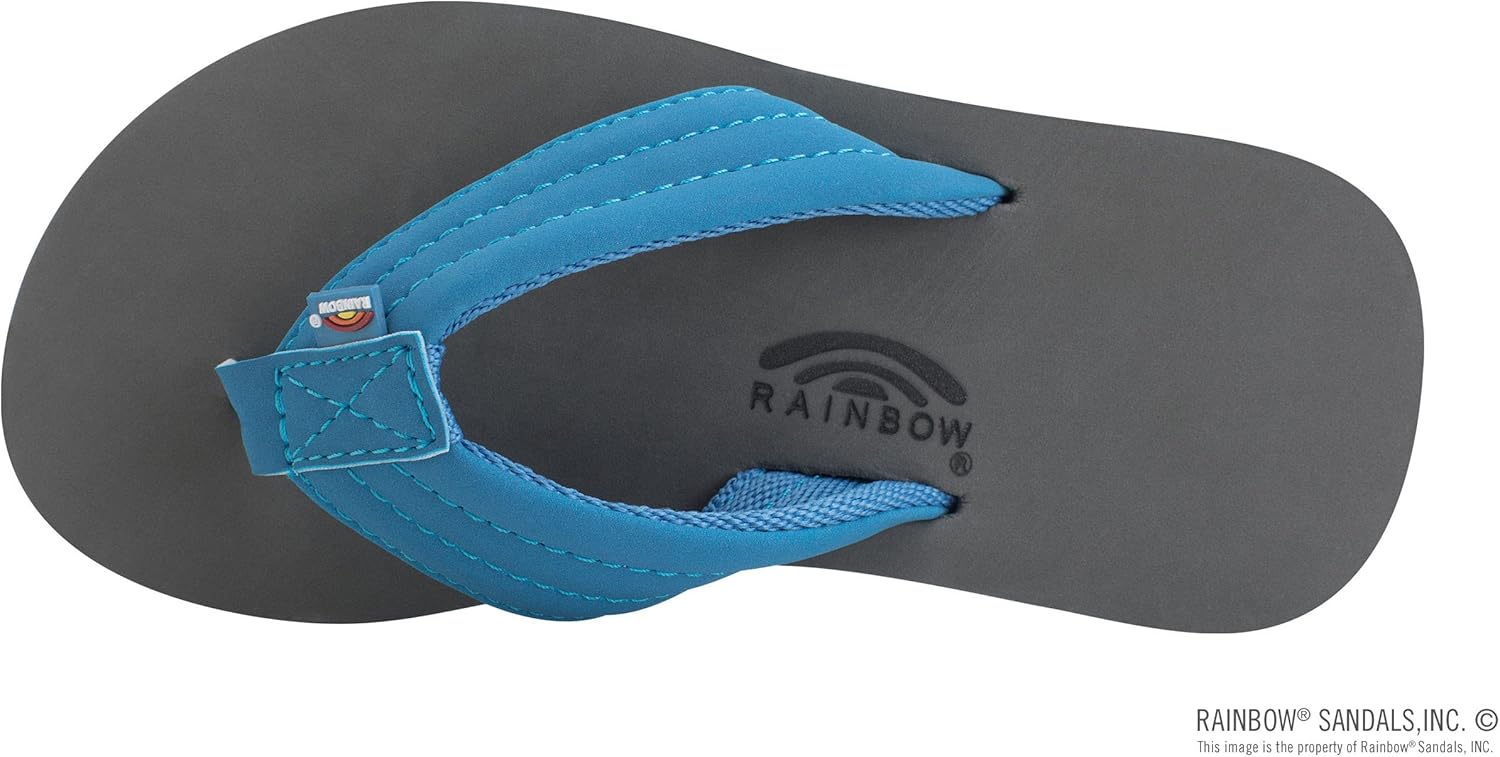 Детские сандалии Rainbow Sandals Grombow с мягкой резиновой подошвой, неопрена ремешком и задним ремешком, синий — фото 3