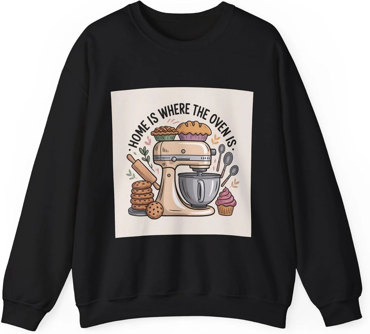 Толстовка Home Chef с круглым вырезом — уютная кухонная одежда для гурманов