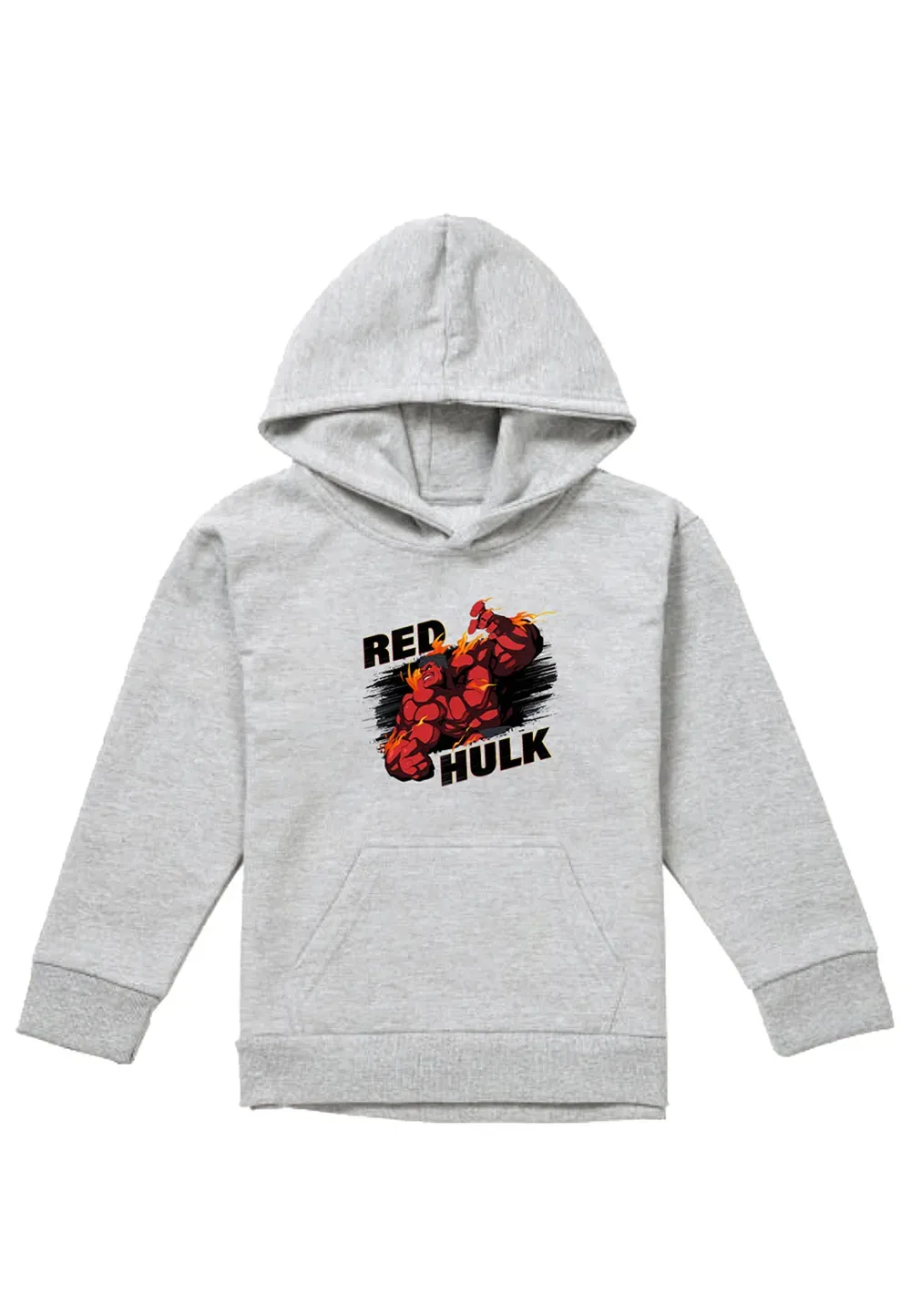 Детский худи Marvel Hulk Athletic Heather, серый — фото 4