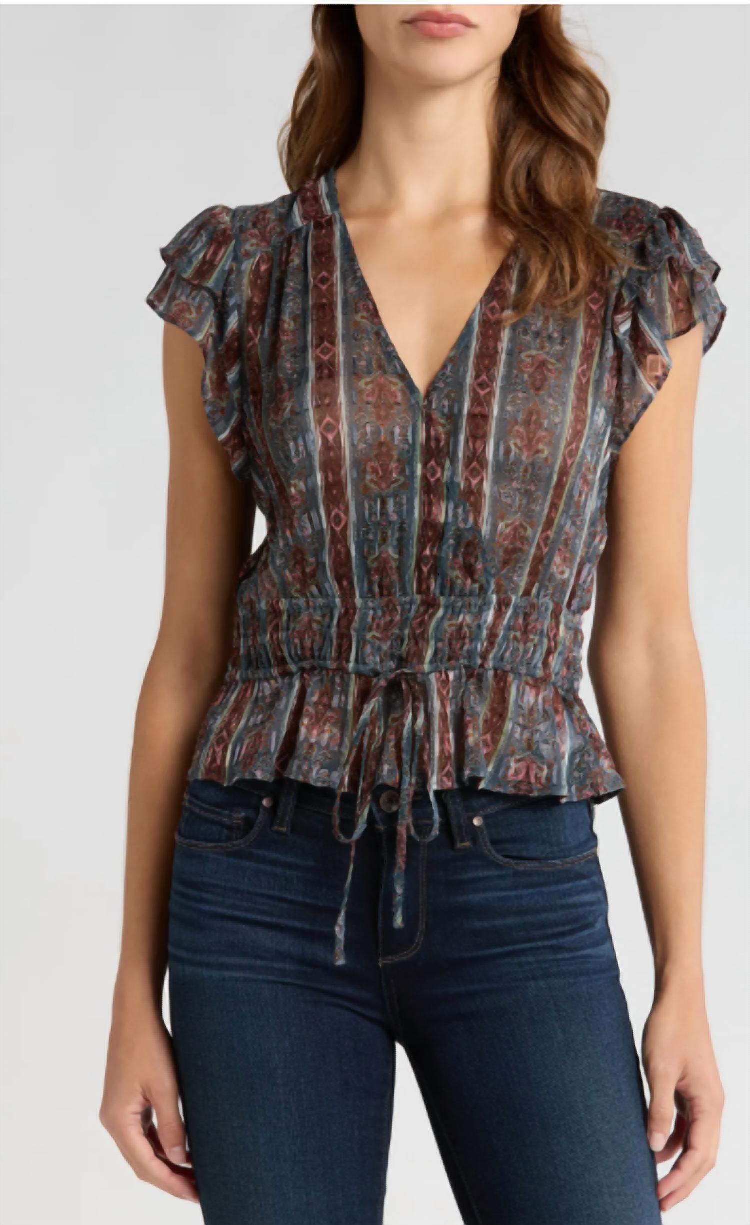 

Топ Pancetta в цвете Calicu Blue Paige