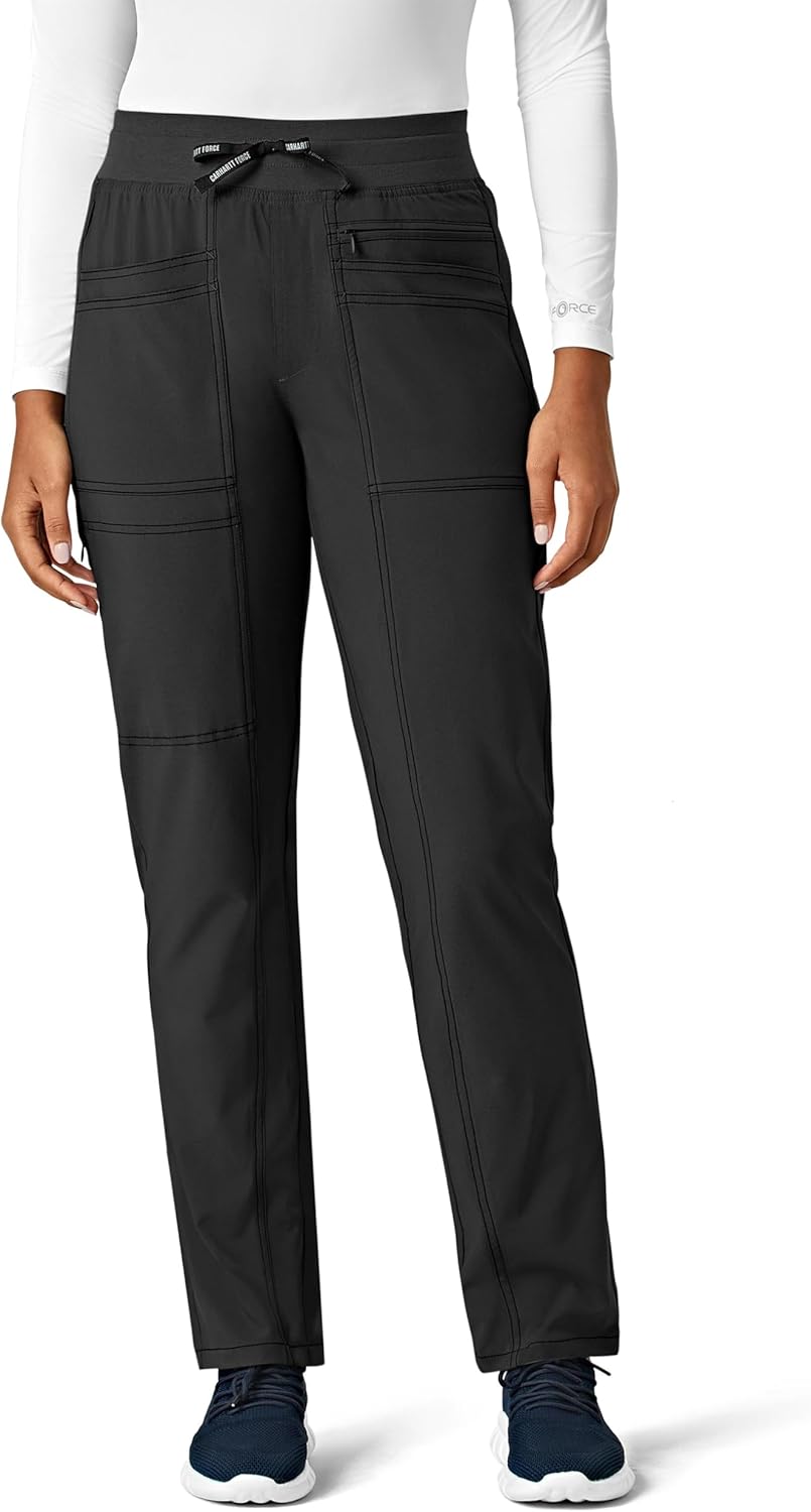 

Женские облегающие брюки Carhartt Force Cross-Flex Modern Fit Slim Leg, Black