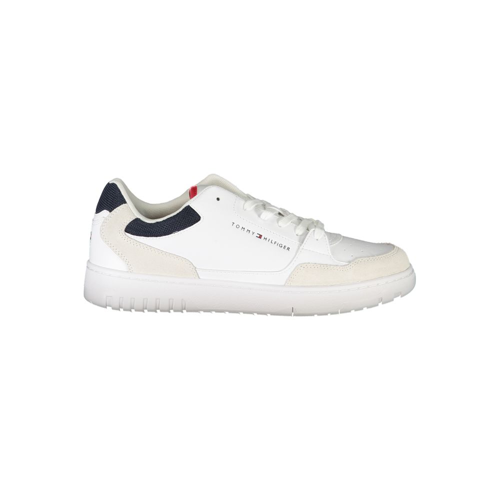 

Белые кожаные мужские кроссовки Tommy Hilfiger