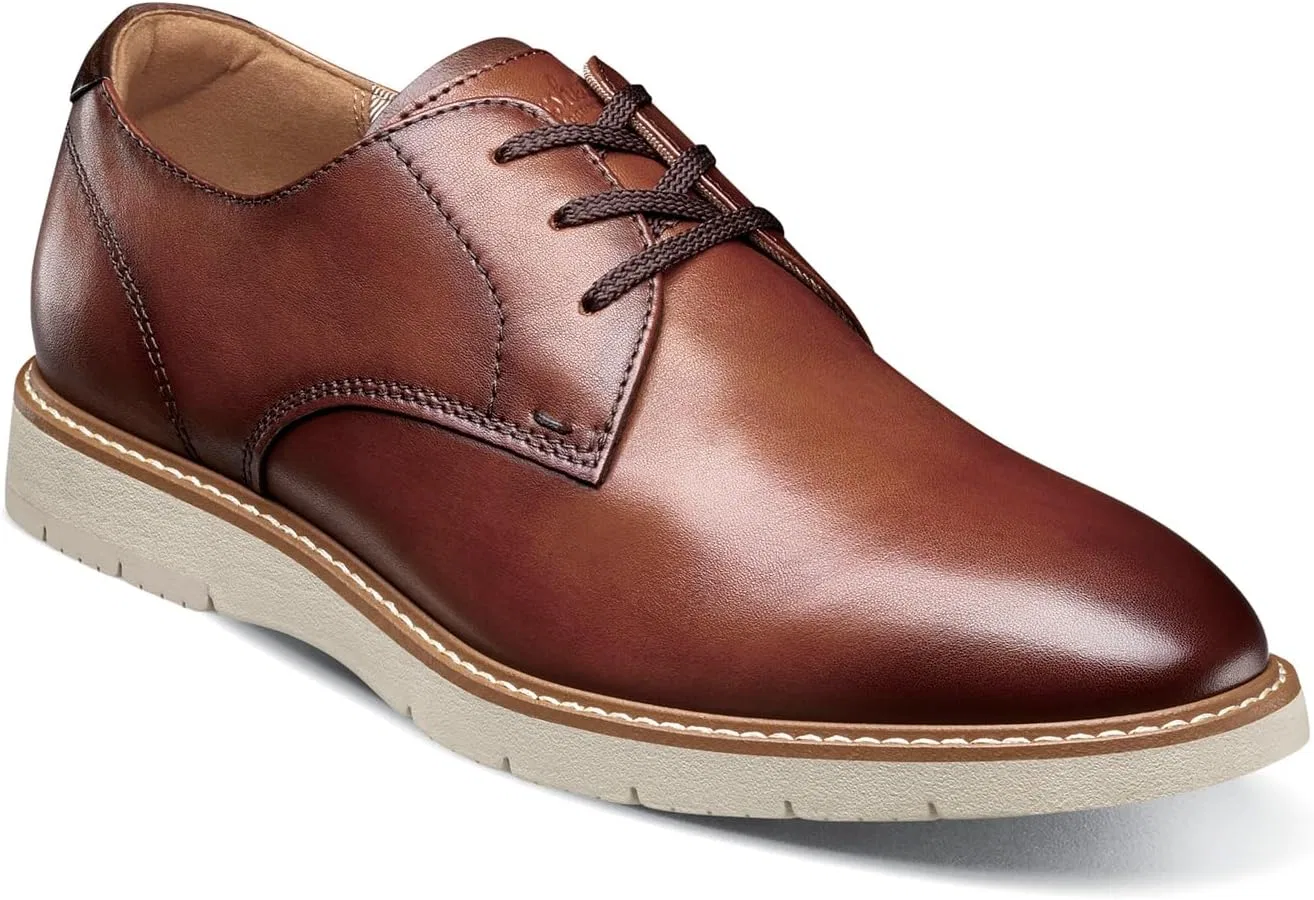 Мужские оксфорды Florsheim Vibe с гладким носком, коньячный