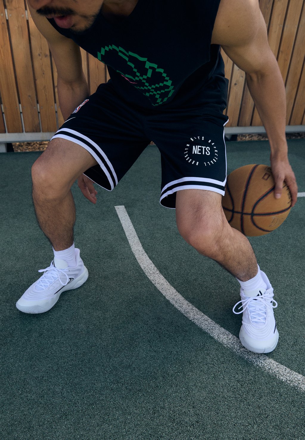 

Спортивные шорты NBA BROOKLYN NETS PREGAME SHORT - Club wear Nike Performance, черный