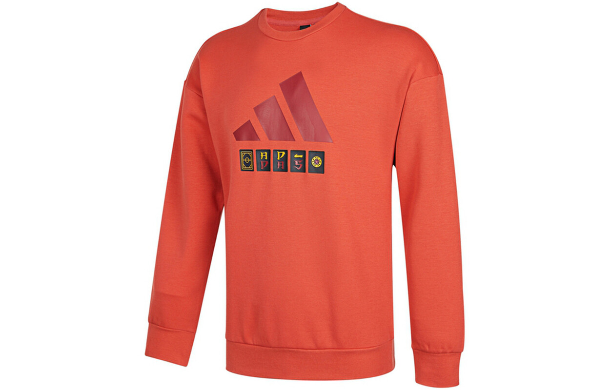 

Толстовка мужская оранжево-красная Adidas, оранжевый/красный
