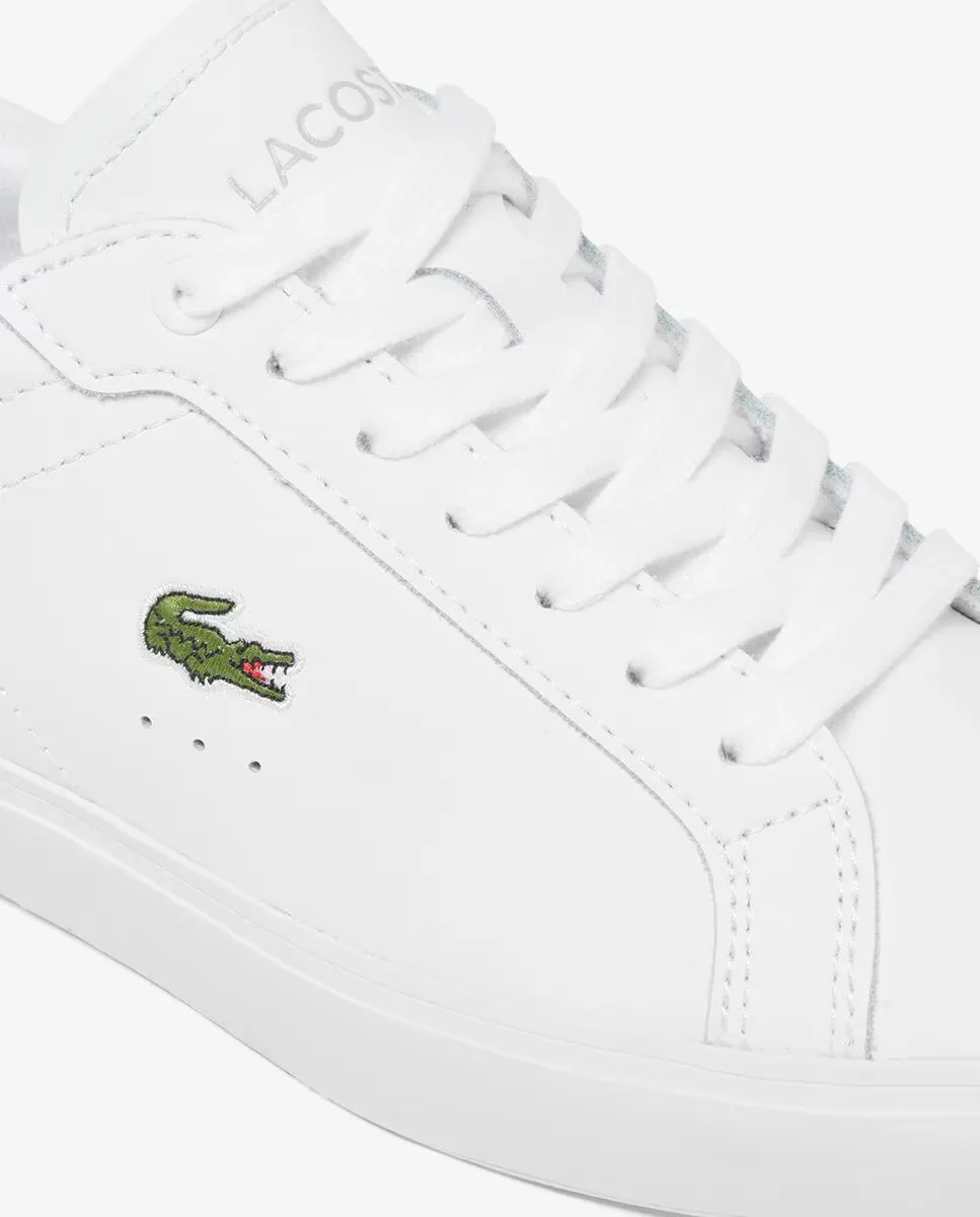 Женские кроссовки Powercourt белого цвета Lacoste, белый — фото 4