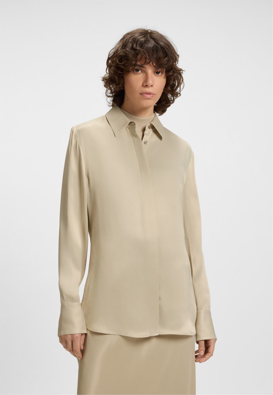 

Блуза BOSS BERUTA, Light Beige/Beige