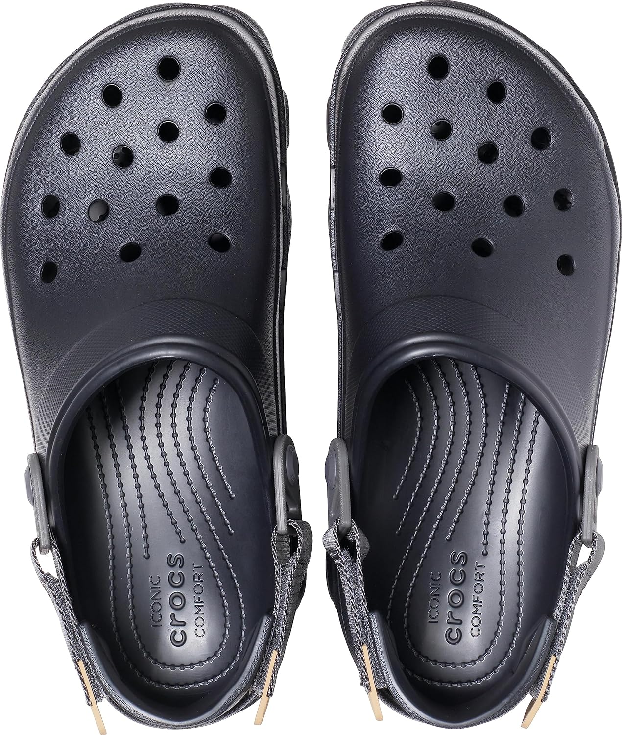 Классические универсальные сабо для взрослых и унисекс Crocs, черный — фото 3