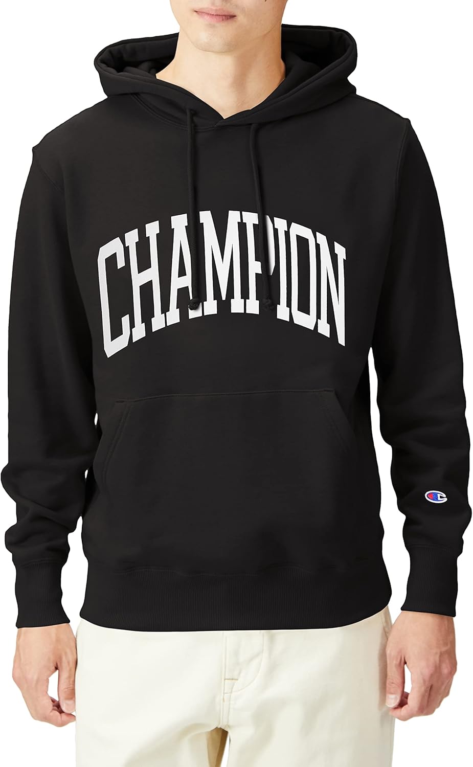 

Мужская толстовка Champion C8-W129Z с капюшоном, длинным рукавом, флисовой подкладкой, принтом в стиле университетской формы, на заказ, базовая модель, черная, Черный, Мужская толстовка Champion C8-W129Z с капюшоном, длинным рукавом, флисовой подкладкой, 