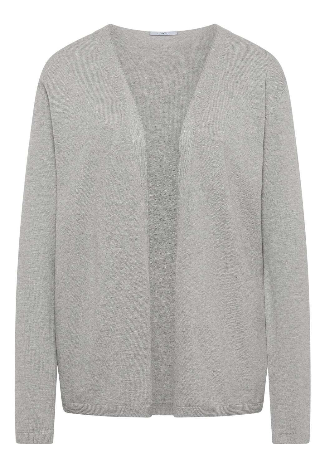 

CECIL Вязаный кардиган в крапчатом сером