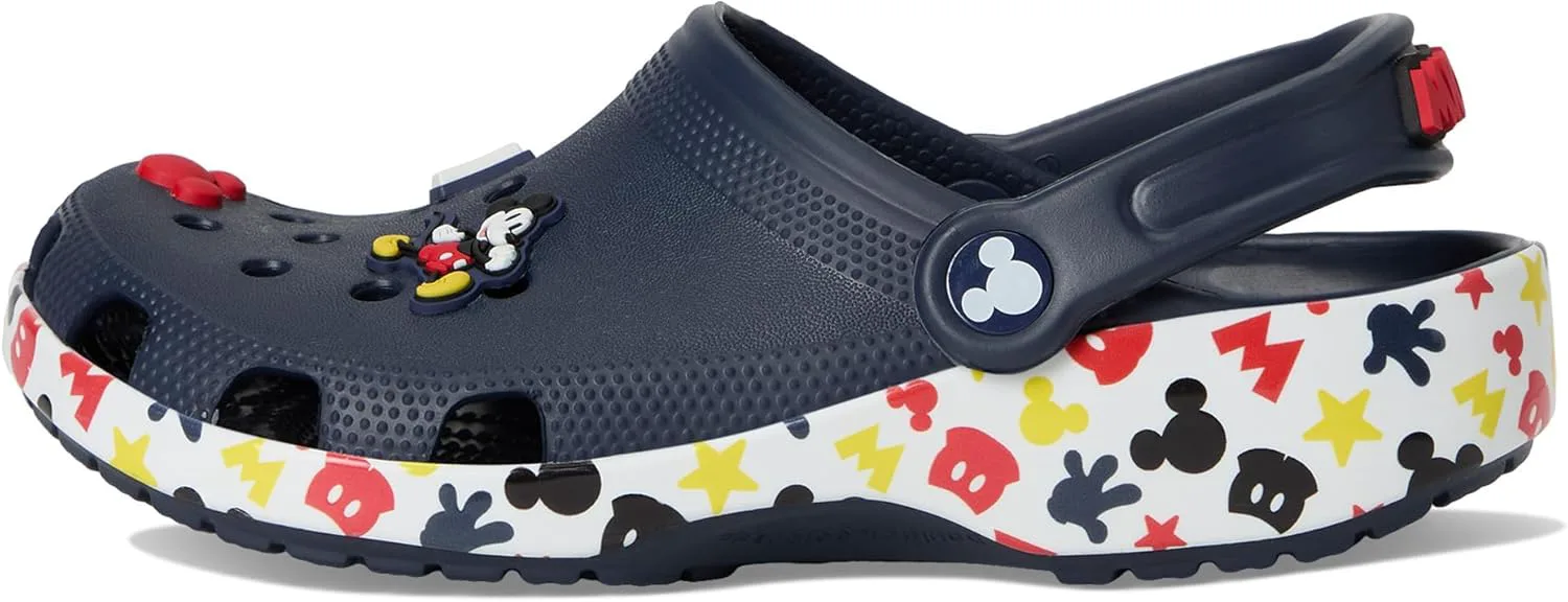 Кроксы для девочек Crocs Disney Mickey Minnie Mouse (малыши/дети постарше), темно-синий — фото 4