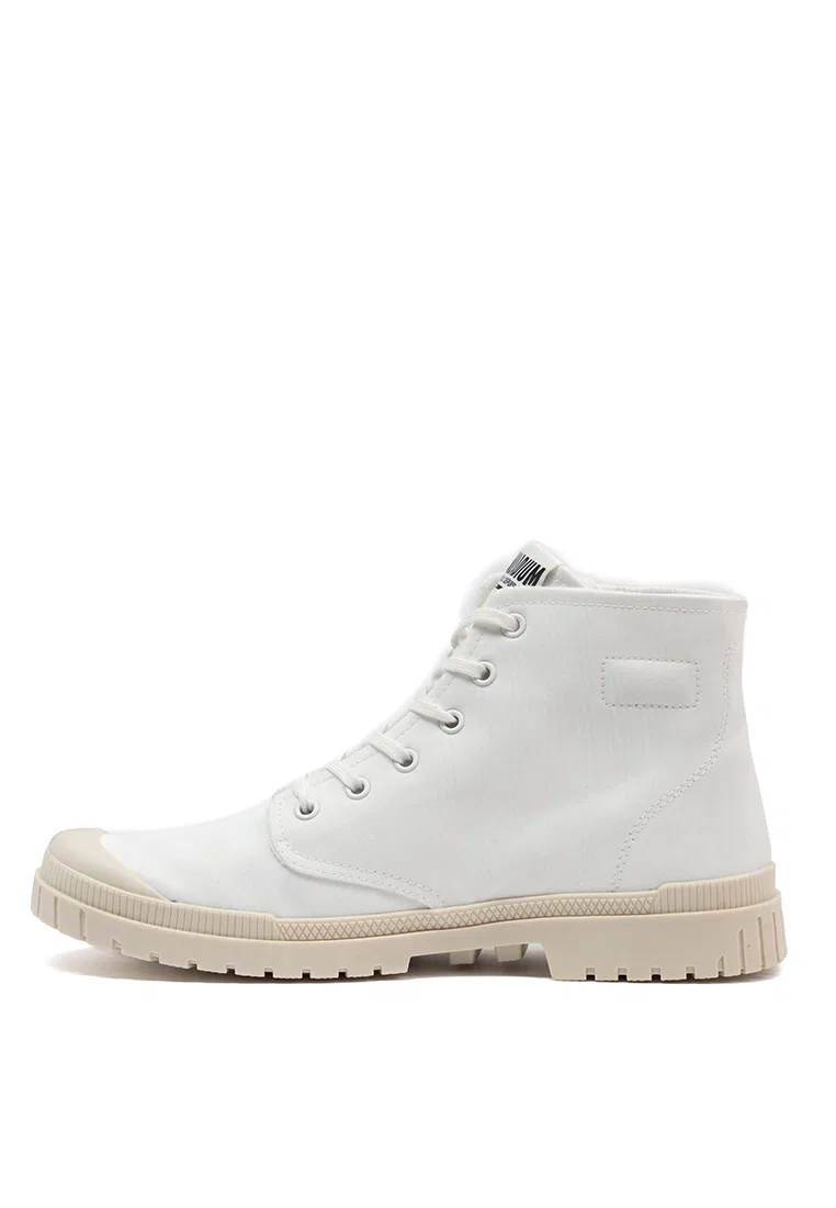 Кроссовки высокие, с молнией, модель SP20 HI TECH OUTZIP, UNISEX Palladium, белый — фото 4