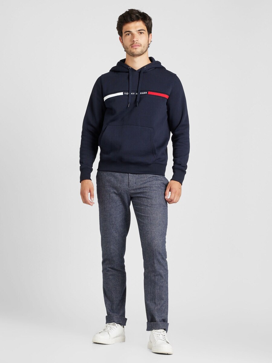 Толстовка с капюшоном TOMMY HILFIGER Sweatshirt, темно-синий — фото 4