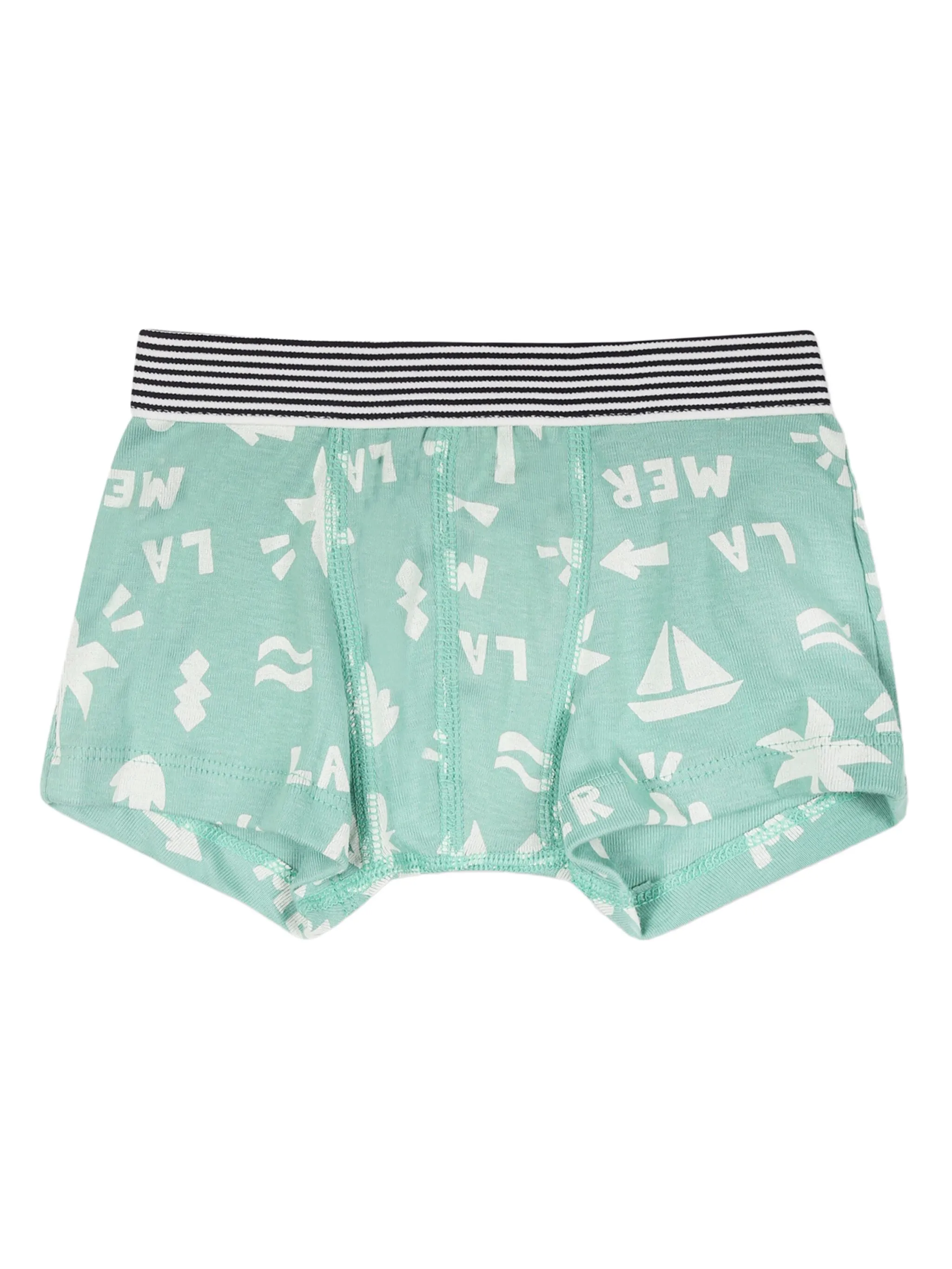 

Комплект из двух боксеров с принтом Petit Bateau, зеленый