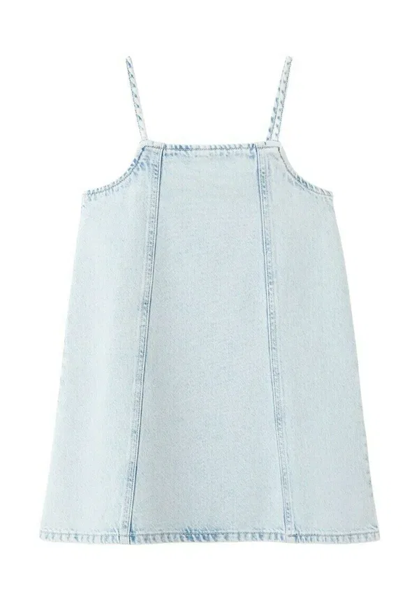 Платье джинсовое детское Mango Kids, голубой