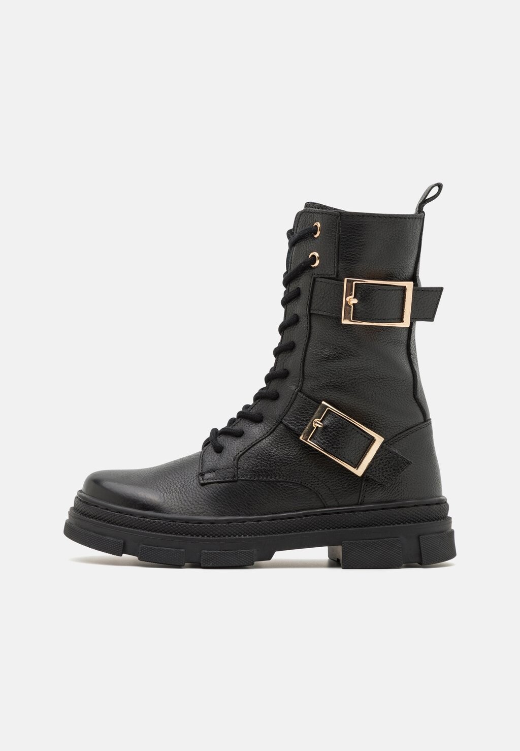 

Ботинки на шнуровке Leather Friboo, черный
