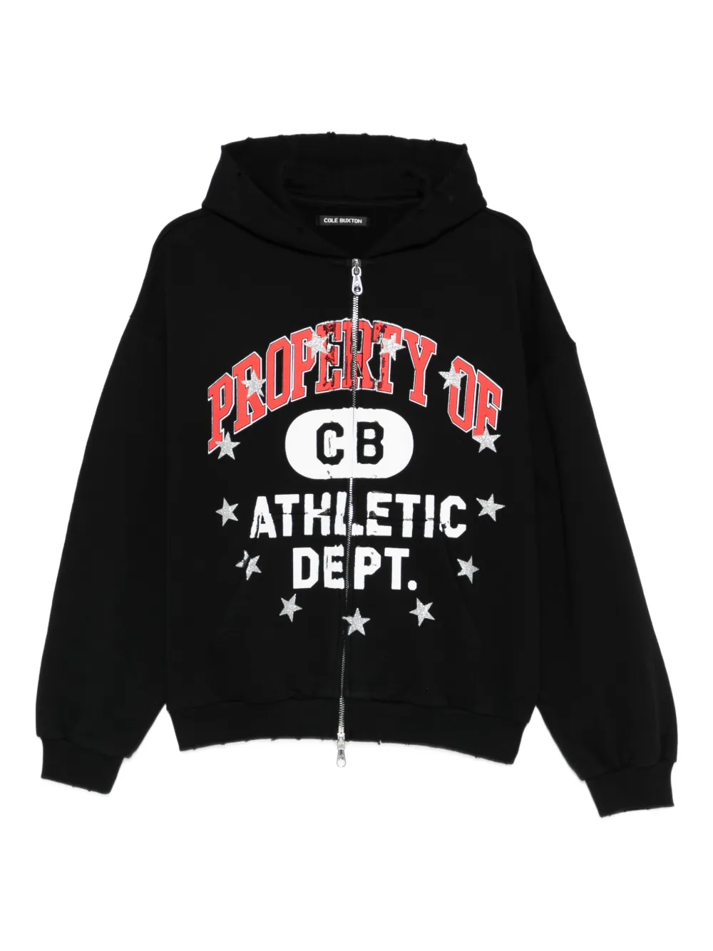 

Толстовка на молнии с графическим принтом Cole Buxton, черный