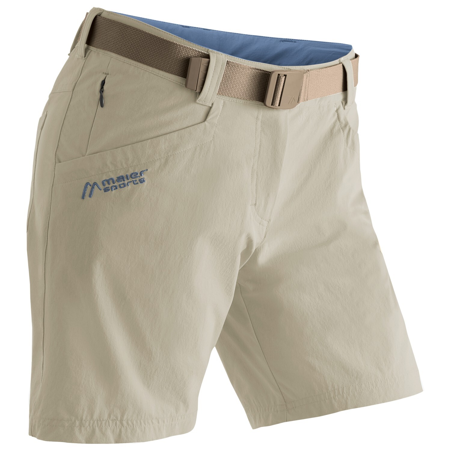 

Шорты Maier Sports Women's Lulaka, цвет Brownrice/Ensign Blue