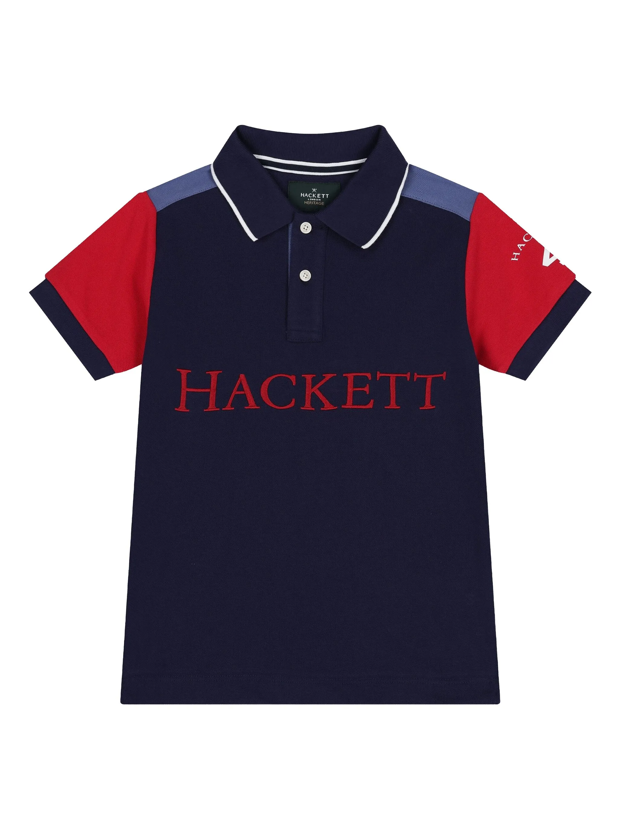 

Рубашка поло с логотипом Hackett Kids, синий