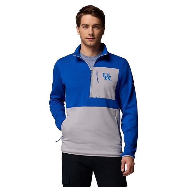 

Мужская половинка на молнии royal/gray kentucky wildcats hike omni-wick Columbia