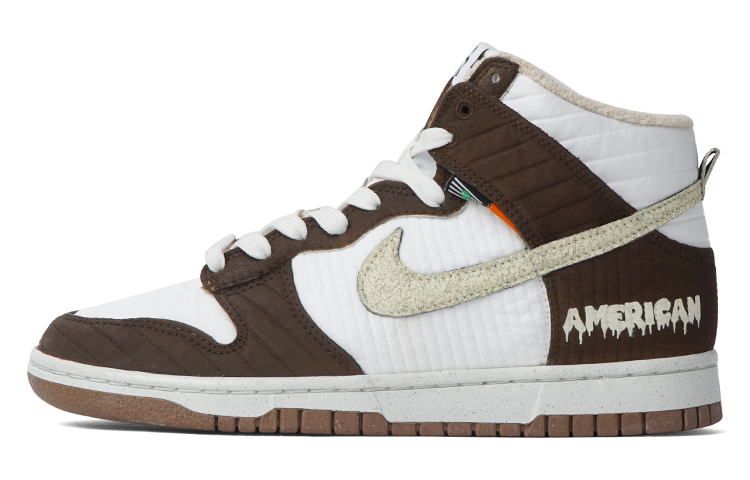 

Мужские кроссовки для скейтбординга Nike Dunk high, Brown/Color Blocking