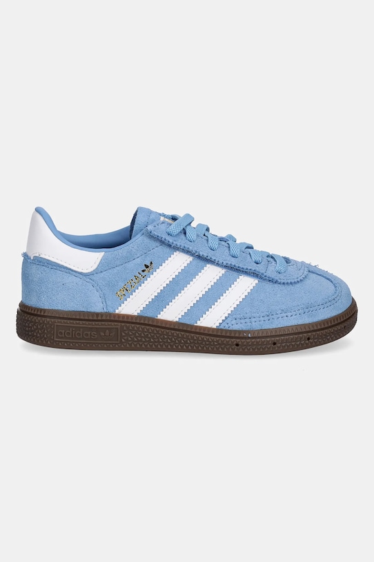 Детские замшевые кроссовки Handball Spezial Adidas Originals, синий — фото 2