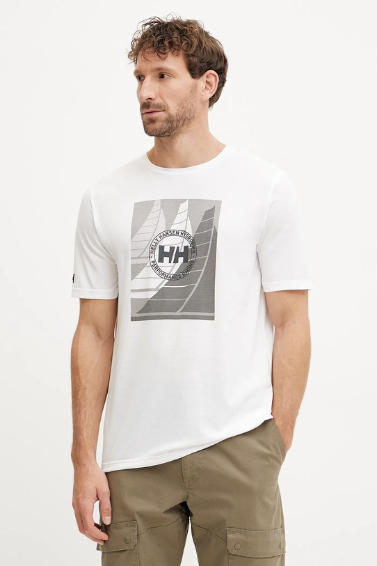 

Футболка спортивная Race Graphic Helly Hansen, белый