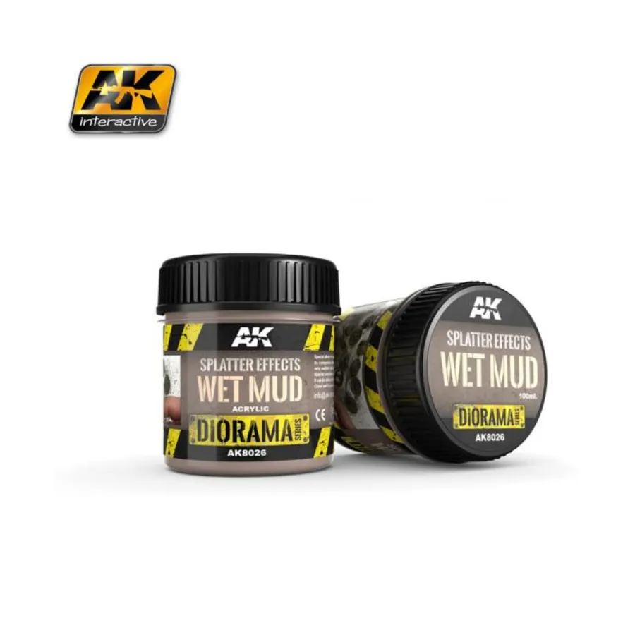 

Splatter Effects Wet Mud - 100 мл (акрил), Texture - Splatter Effects (AK-Interactive)