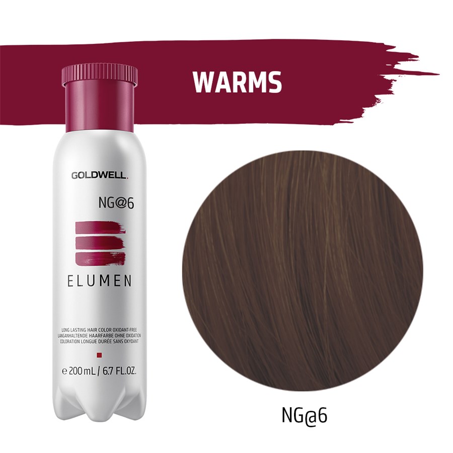 Краска для волос long lasting hair color oxidant-free Goldwell, ng@6, объем 200 мл — фото 2
