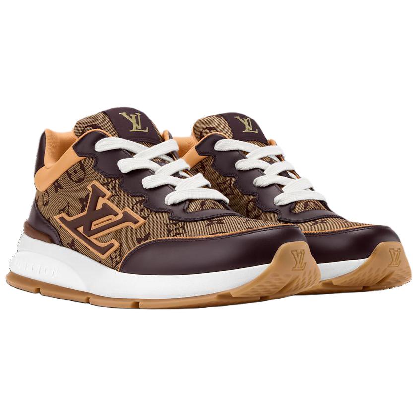 LOUIS VUITTON Классические низкие повседневные кроссовки Men's Brown — фото 4