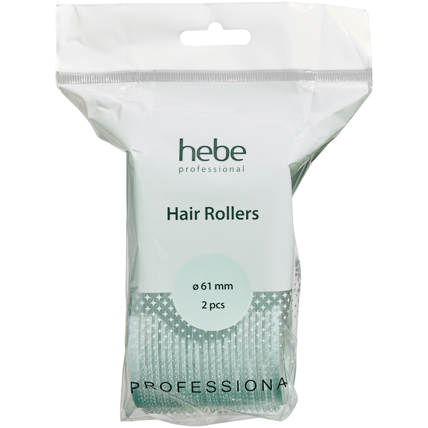 

Бигуди на липучке ø 61 мм, 2 шт./1 упаковка. Hebe Professional Hair rollers