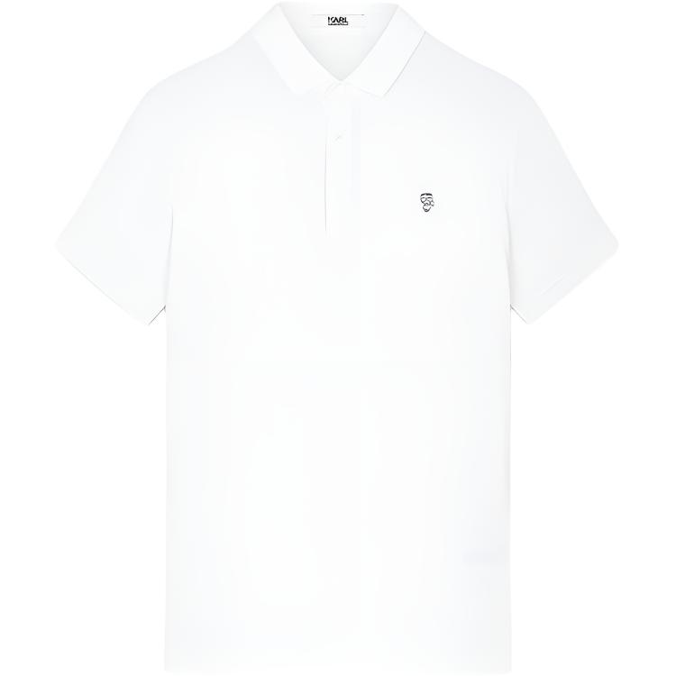 

Футболка-поло Karl Lagerfeld мужская raw KARL LAGERFELD/Karl Lagerfeld Jeans, белый